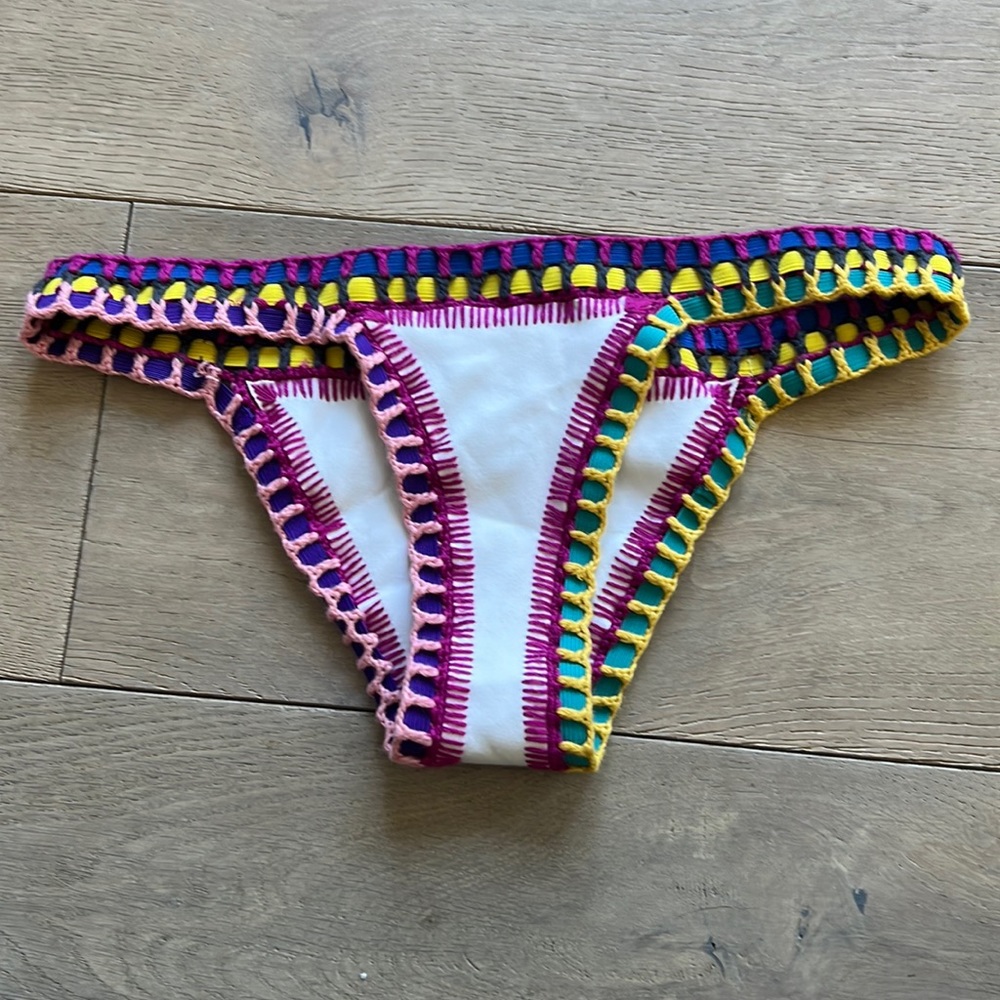 Kiini yaz bikini bottoms small white